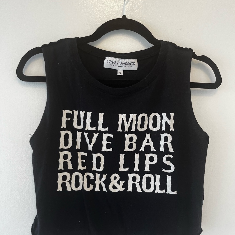 Gypsy Warrior Black Graphic Tank Top